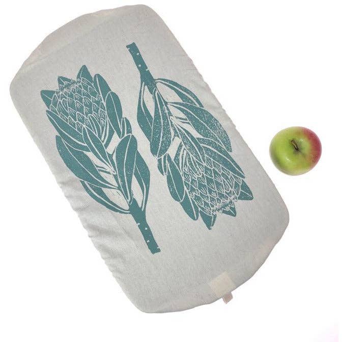 Dish and Casserole Cover Rectangle -  Protea Print: Blue Grass