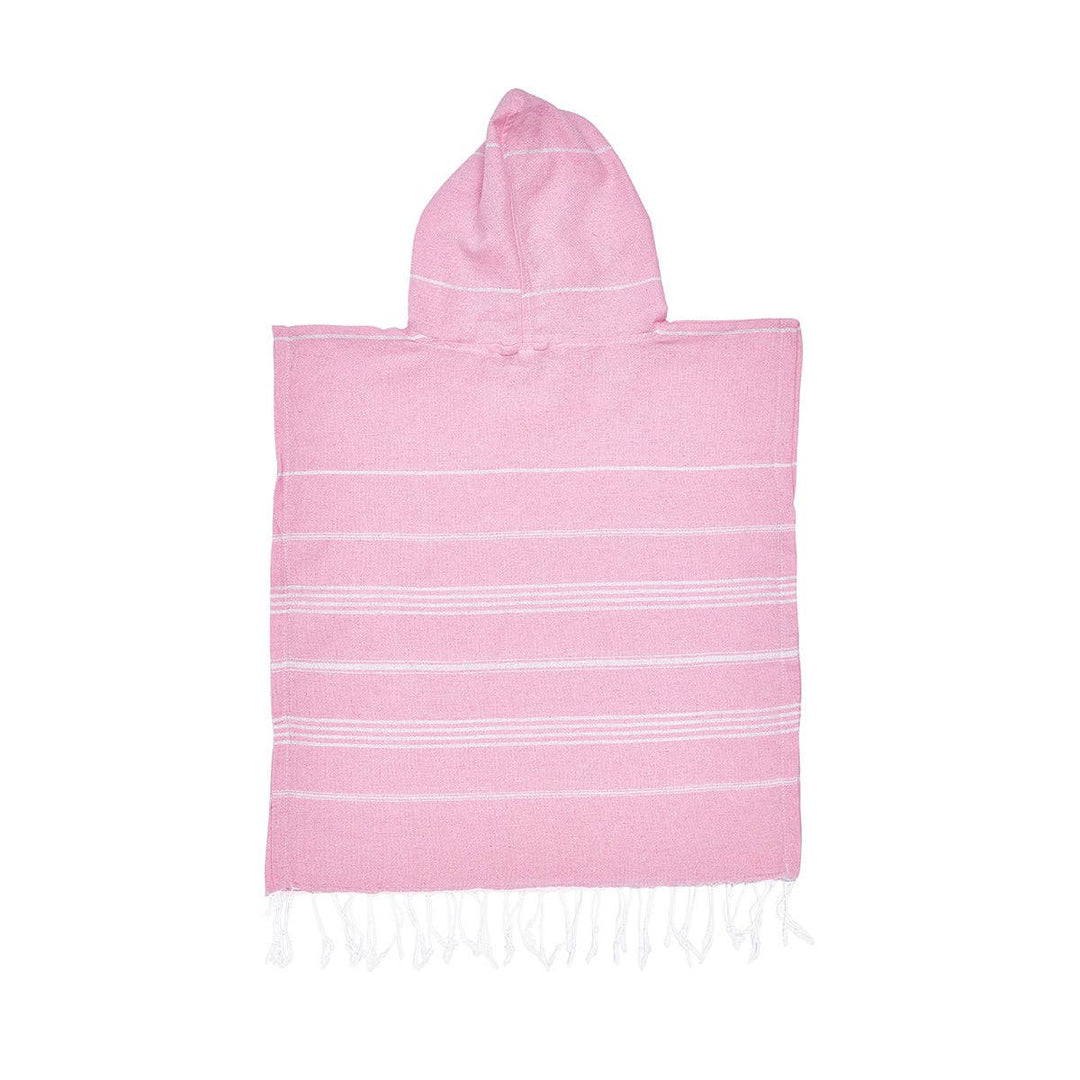 Baby Pink Kids Hooded Beach Towel
