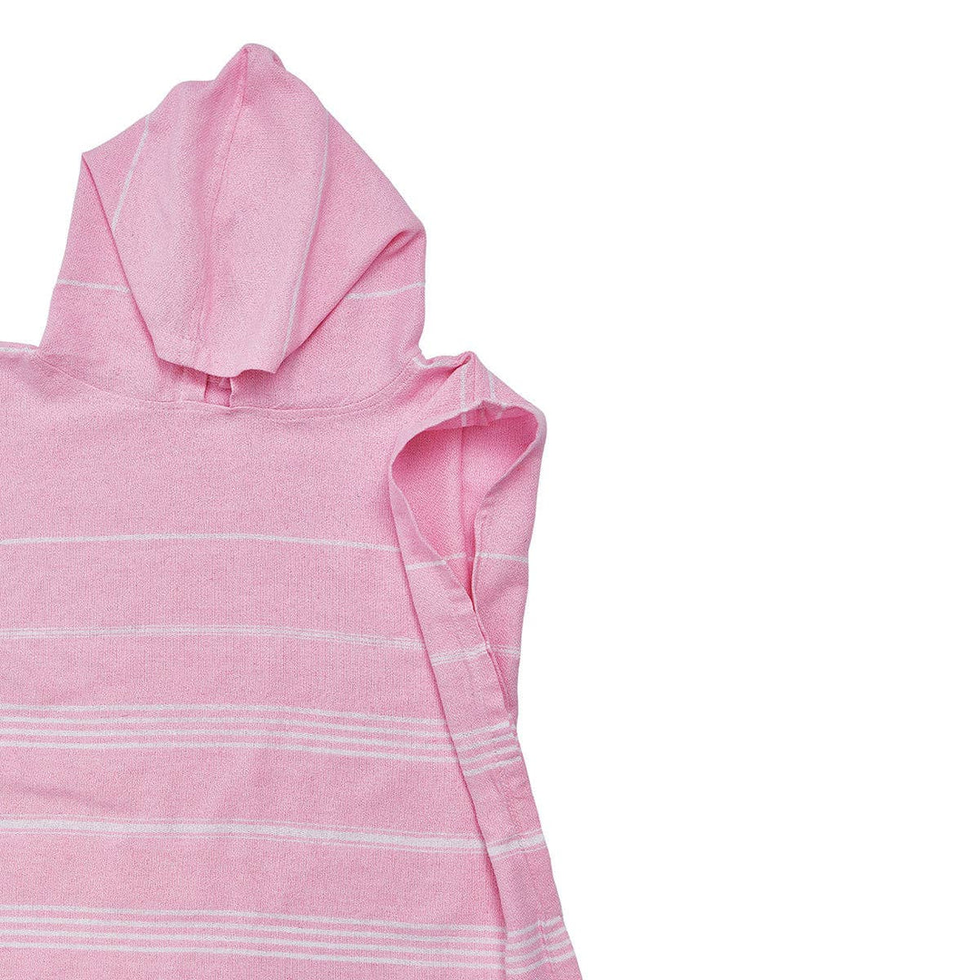 Baby Pink Kids Hooded Beach Towel