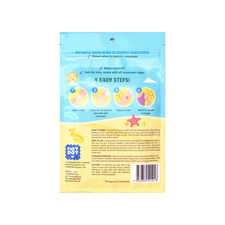Sunny Patch - 24 UV Patches