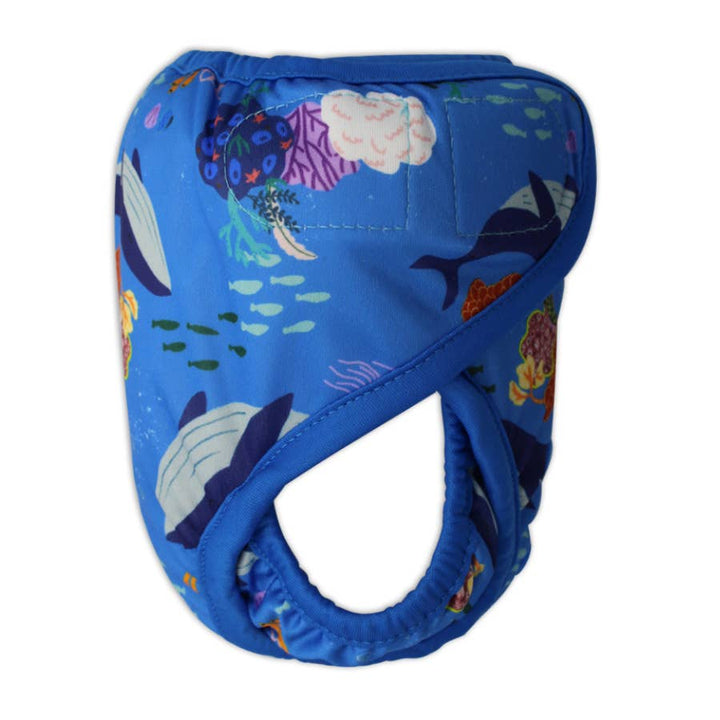 Tyoub x Suki McMaster Reusable Swim Nappy - Whales