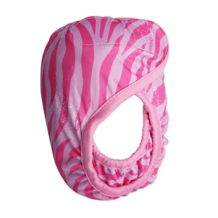 Adjustable Reusable Swim Diaper and Wet Bag - Tiger Pink