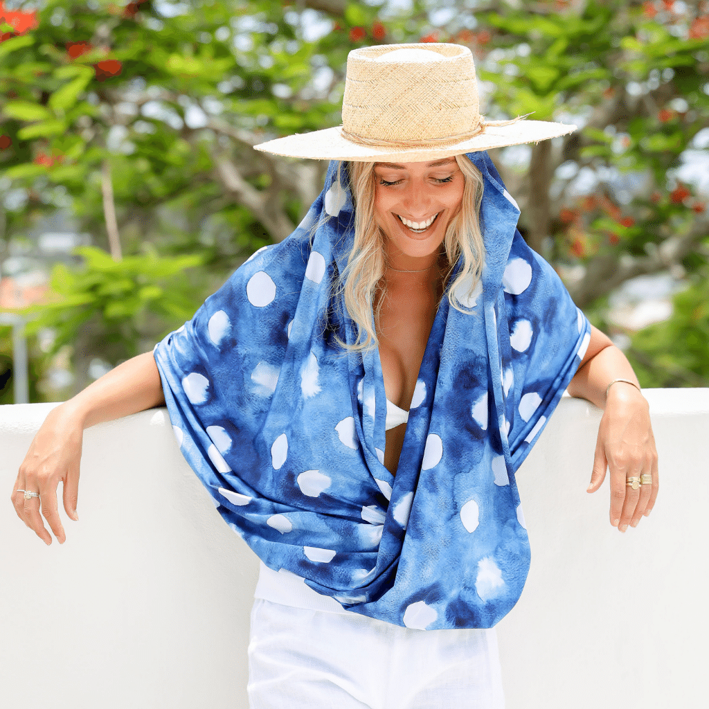 Sun Wrap, Watercolour Polka Dot: S/M (size 6-14)