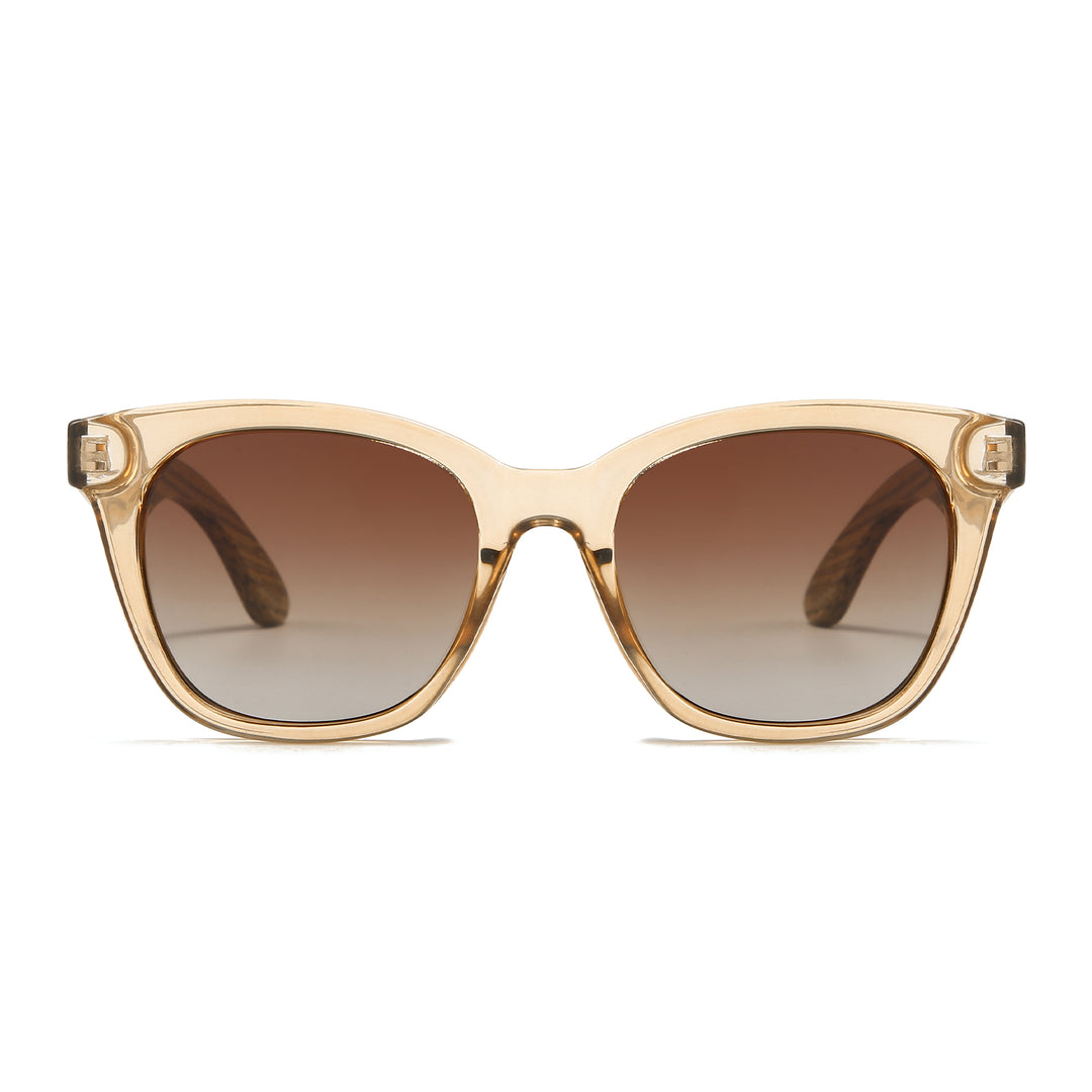 Soek Wooden Sunglasses -LILA GRACE CHAMPAGNE