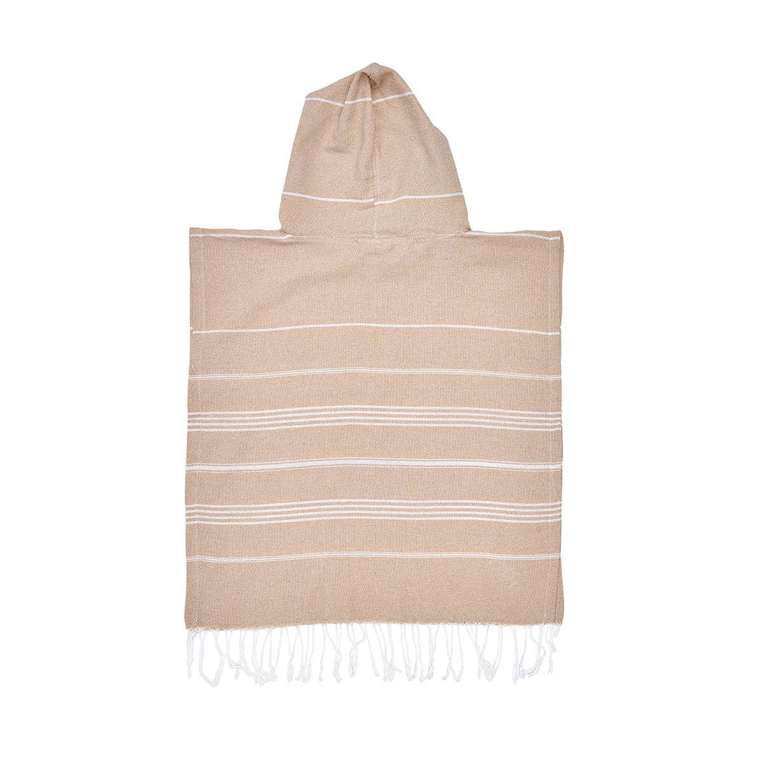 Kids Hooded Beach Towel - Beige