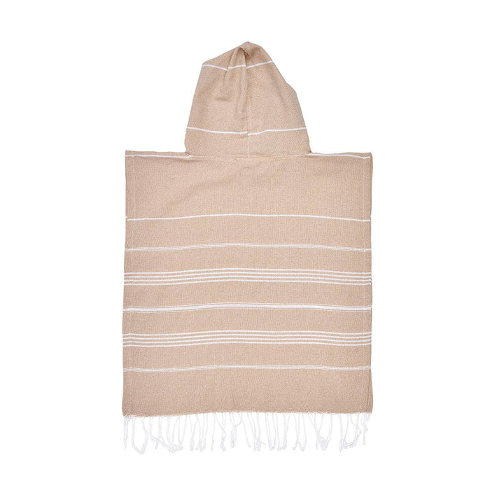 Kids Hooded Beach Towel - Beige