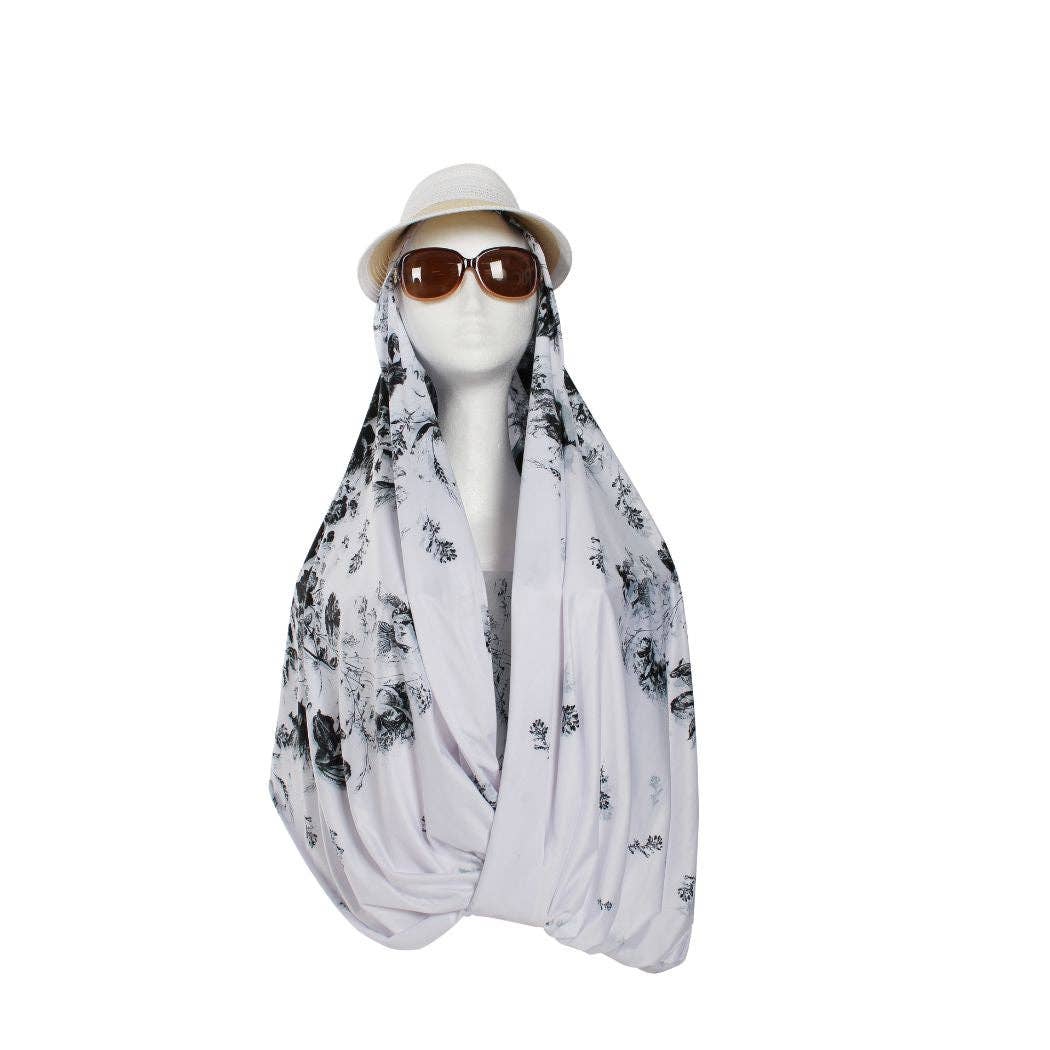 Sun Wrap UPF50+, Midnight Blossoms: S/M (size 6-14)