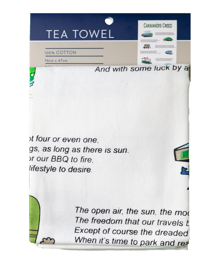 Tea Towel - Caravaners Creed