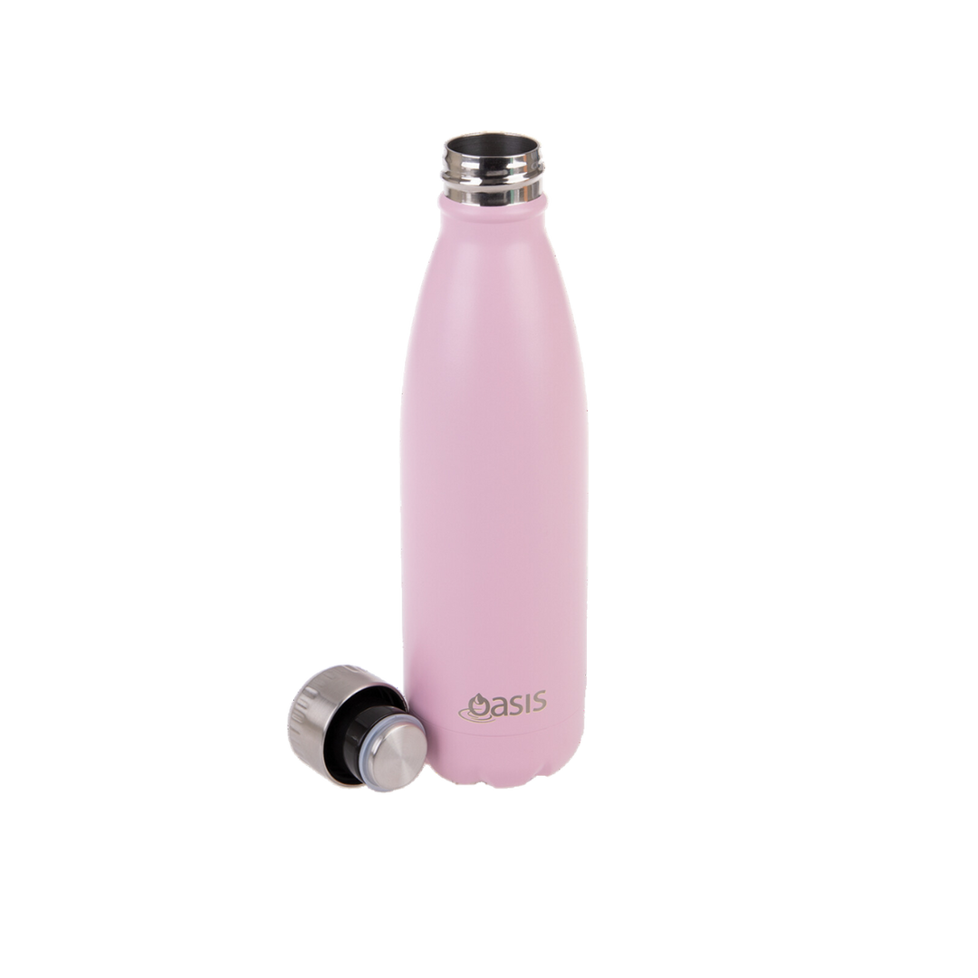 Stainless Steel Double Walled Drink Bottles - 500ml