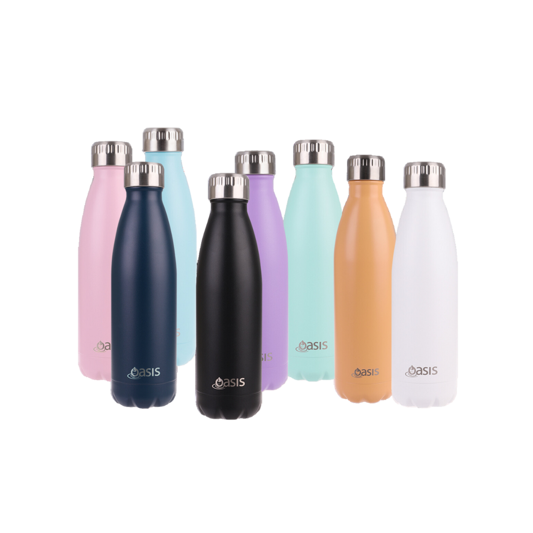 Stainless Steel Double Walled Drink Bottles - 500ml