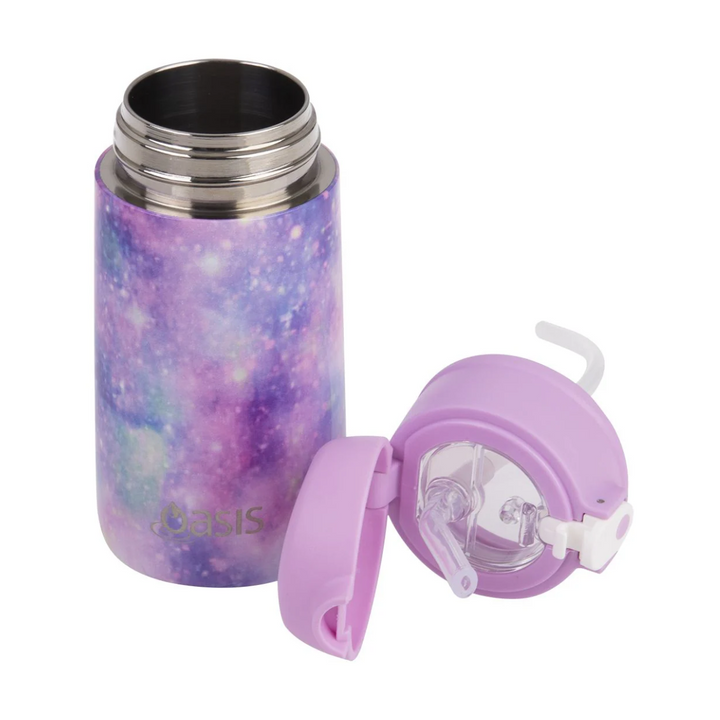 Oasis Kids Insulated Drink Bottle with Sipper - Galaxy