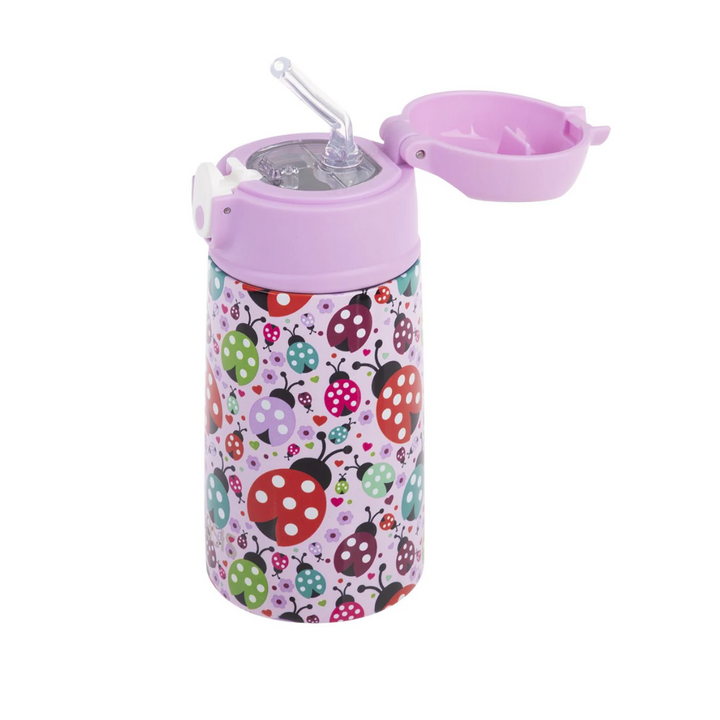 Oasis Kids Insulated Drink Bottle with Sipper - Ladybugs