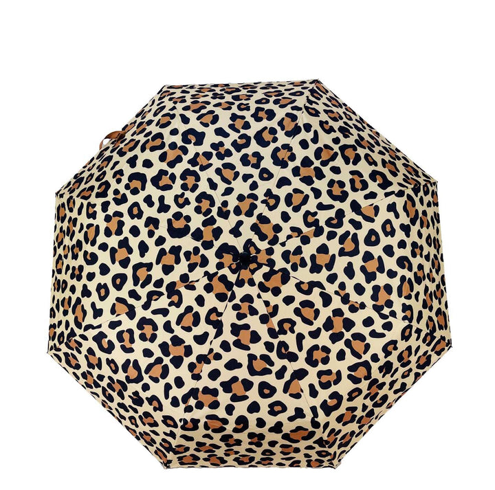 Sun Safe Compact Umbrella - Leopard