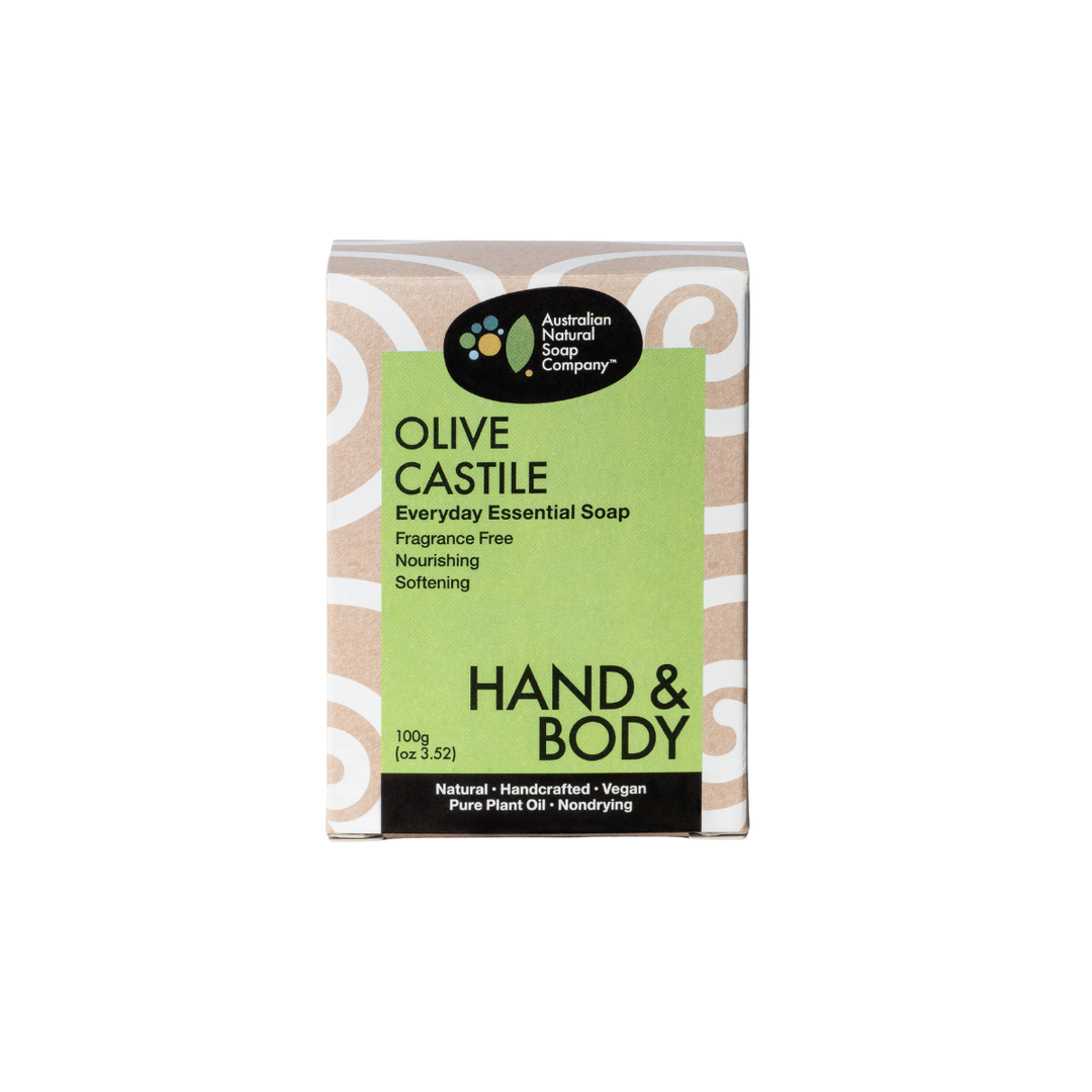 Olive Castile Hand and Body Soap Bar - All Natural