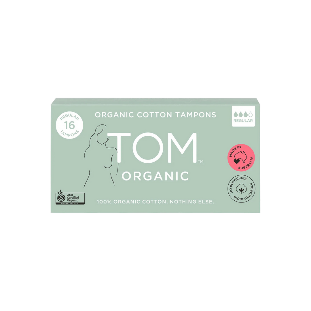 Organic Cotton Tampons - Regular 16 pk