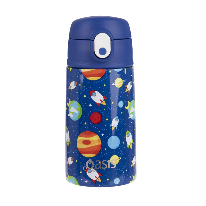 Oasis Kids Insulated Drink Bottle with Sipper - Outer Space