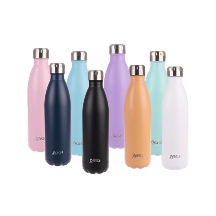 Stainless Steel Double Walled Drink Bottles - 750ml