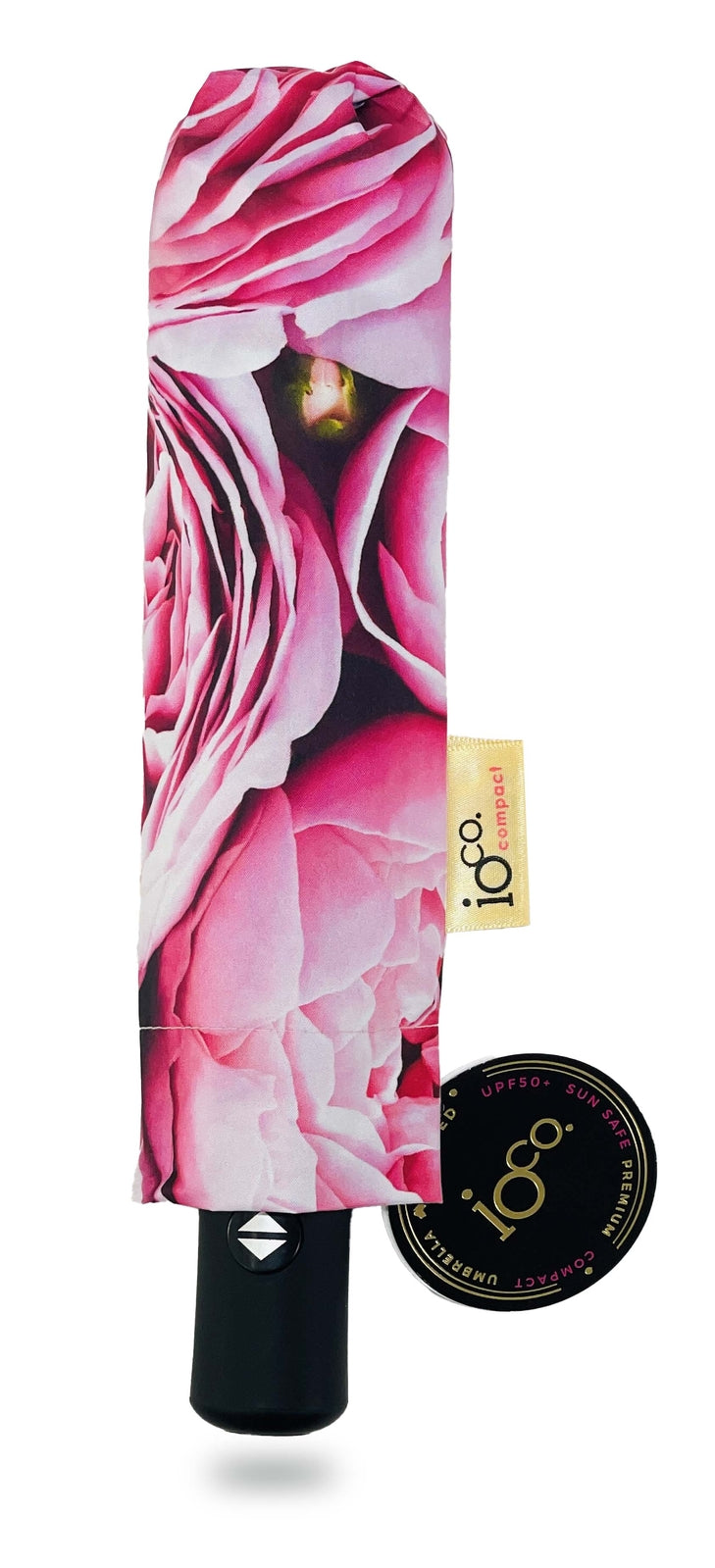 Sun Safe Compact Umbrella - Rose Bloom