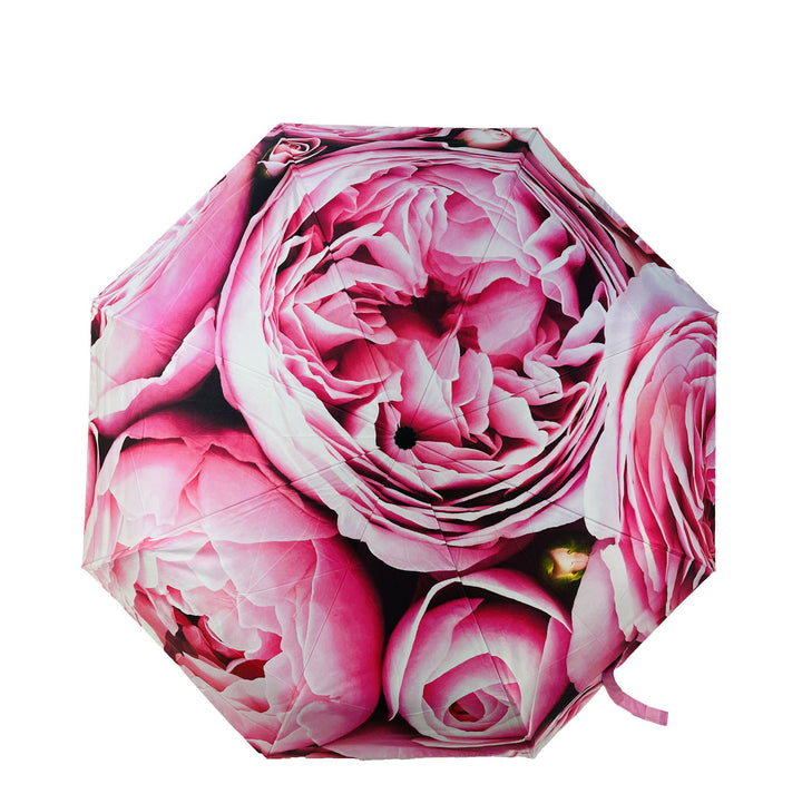 Sun Safe Compact Umbrella - Rose Bloom