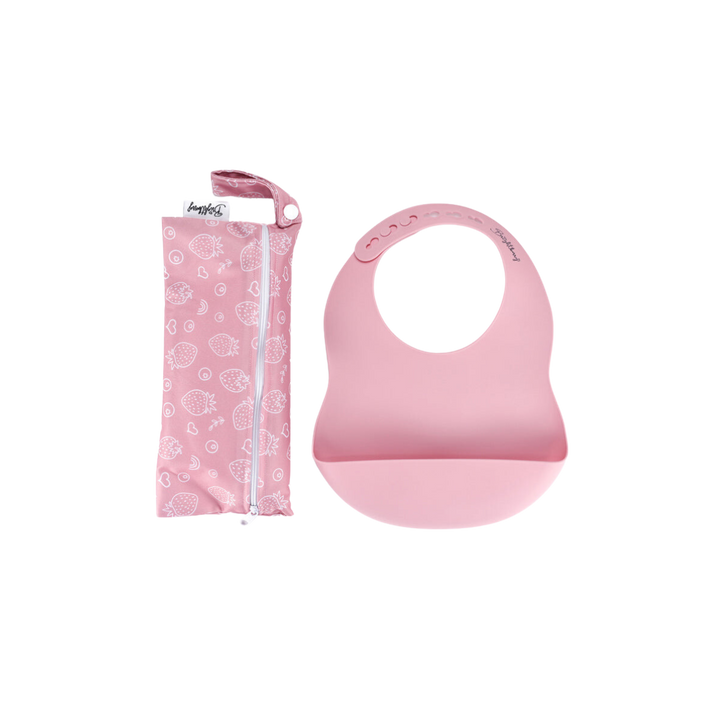 Silicone Bib with Waterproof Bag