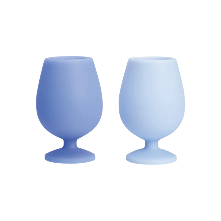 Silicone Wine Glass Set - 2 x 250ml Stemm