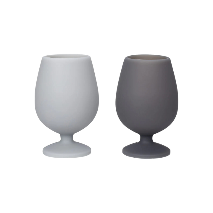 Silicone Wine Glass Set - 2 x 250ml Stemm