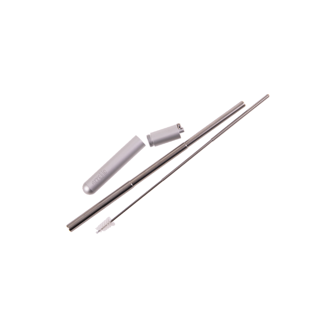 Stainless Steel Telescopic Travel Straw Set