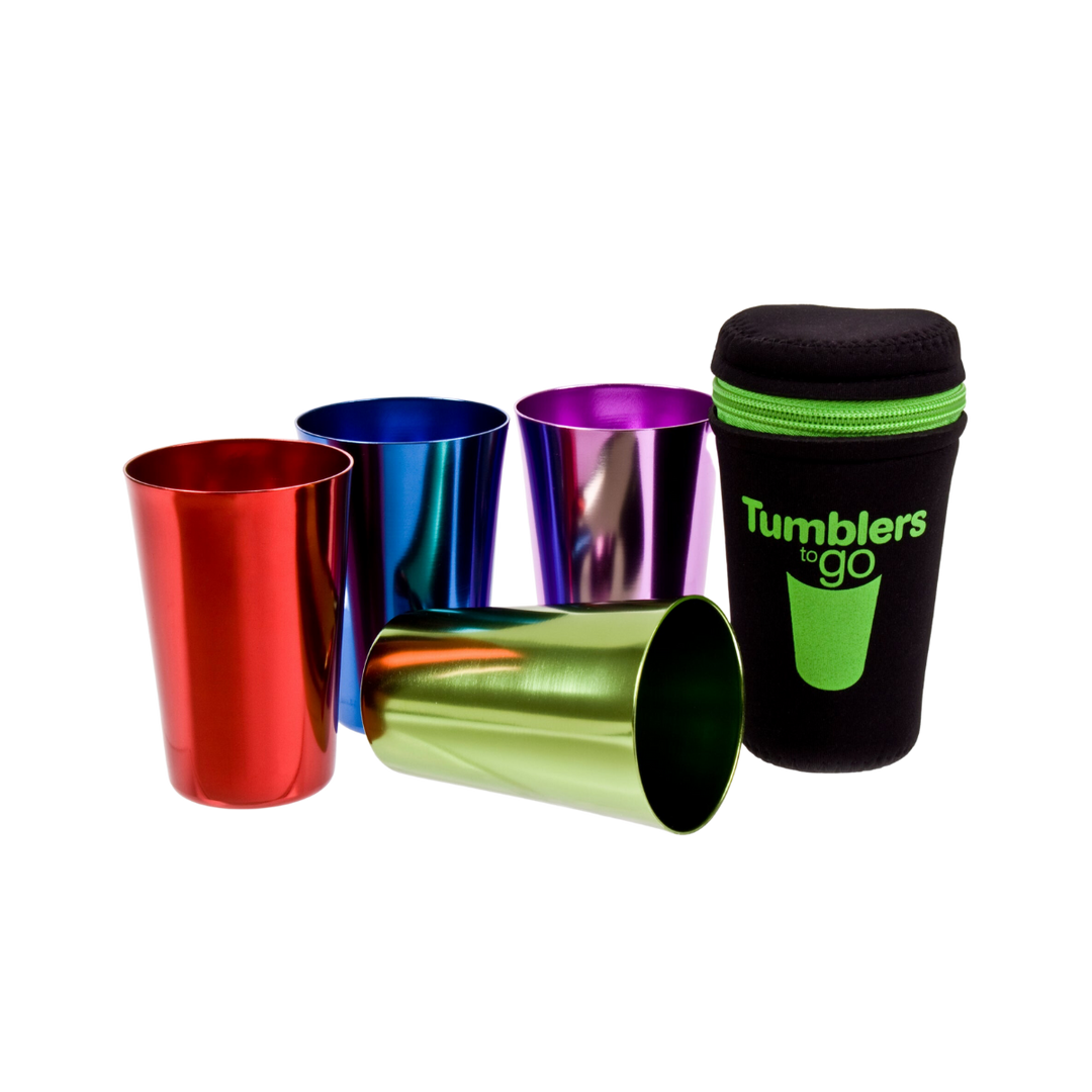 Tumblers to Go- Set of 4 Asst Colours