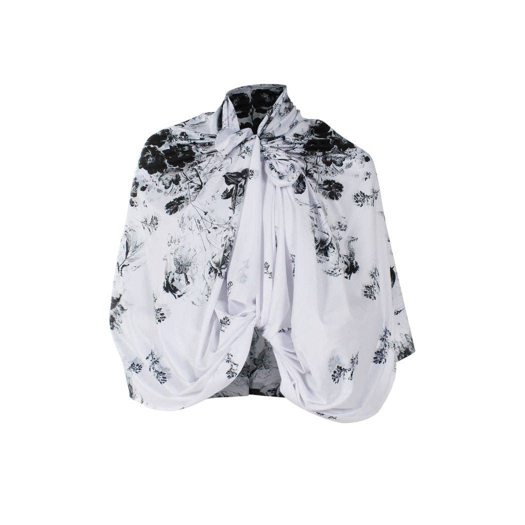 Sun Wrap UPF50+, Midnight Blossoms: S/M (size 6-14)