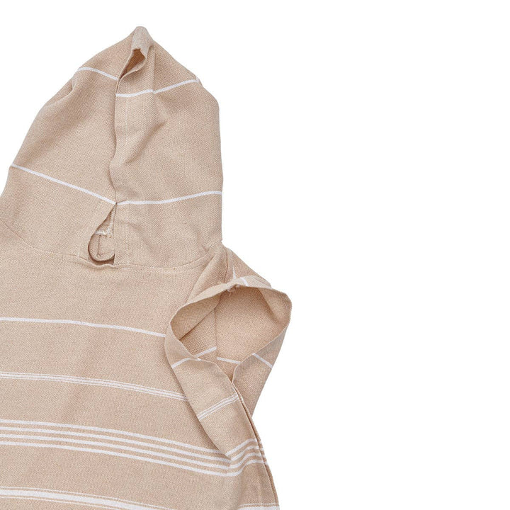 Kids Hooded Beach Towel - Beige