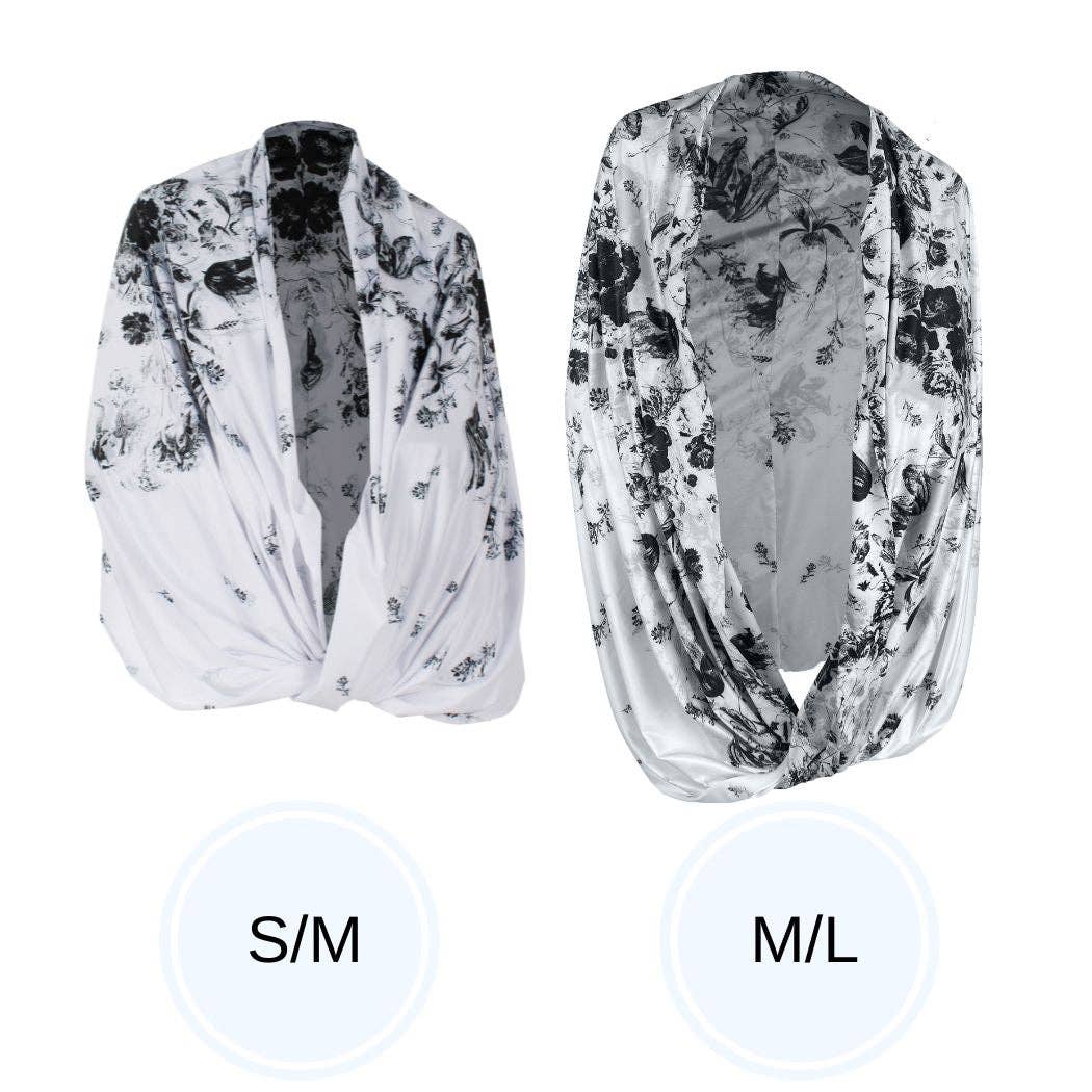 Sun Wrap UPF50+, Midnight Blossoms: S/M (size 6-14)