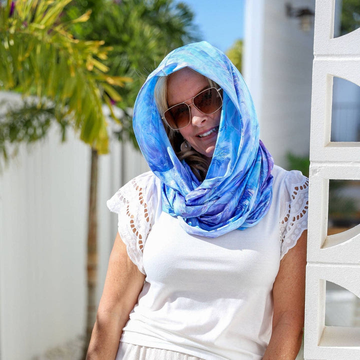 Sun Wrap UPF50+, Into The Blue: S/M (size 6-14)