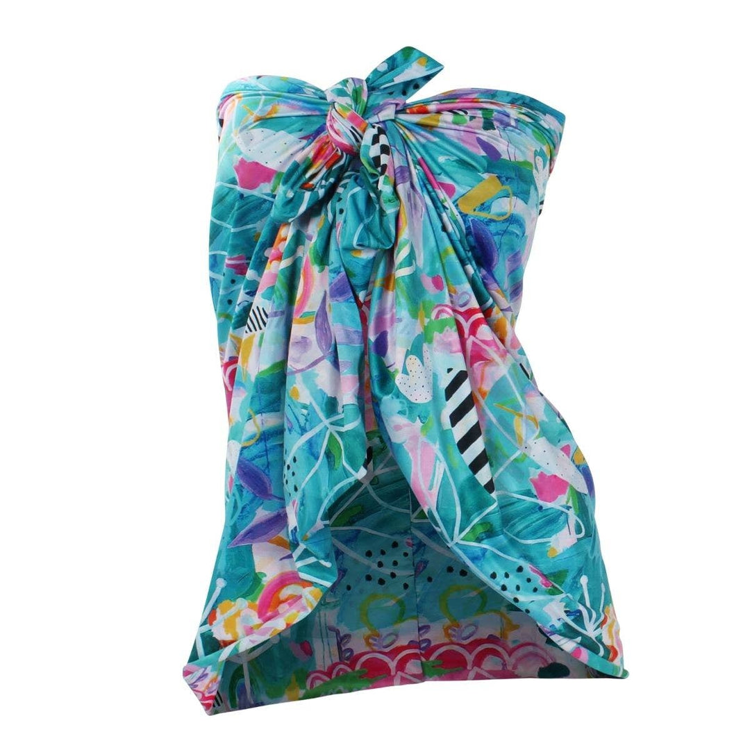 Sun Wrap UPF50+, The Mighty Jungle by Deb McNaughton: S/M (size 6-14)