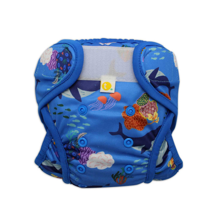 Tyoub x Suki McMaster Reusable Swim Nappy - Whales