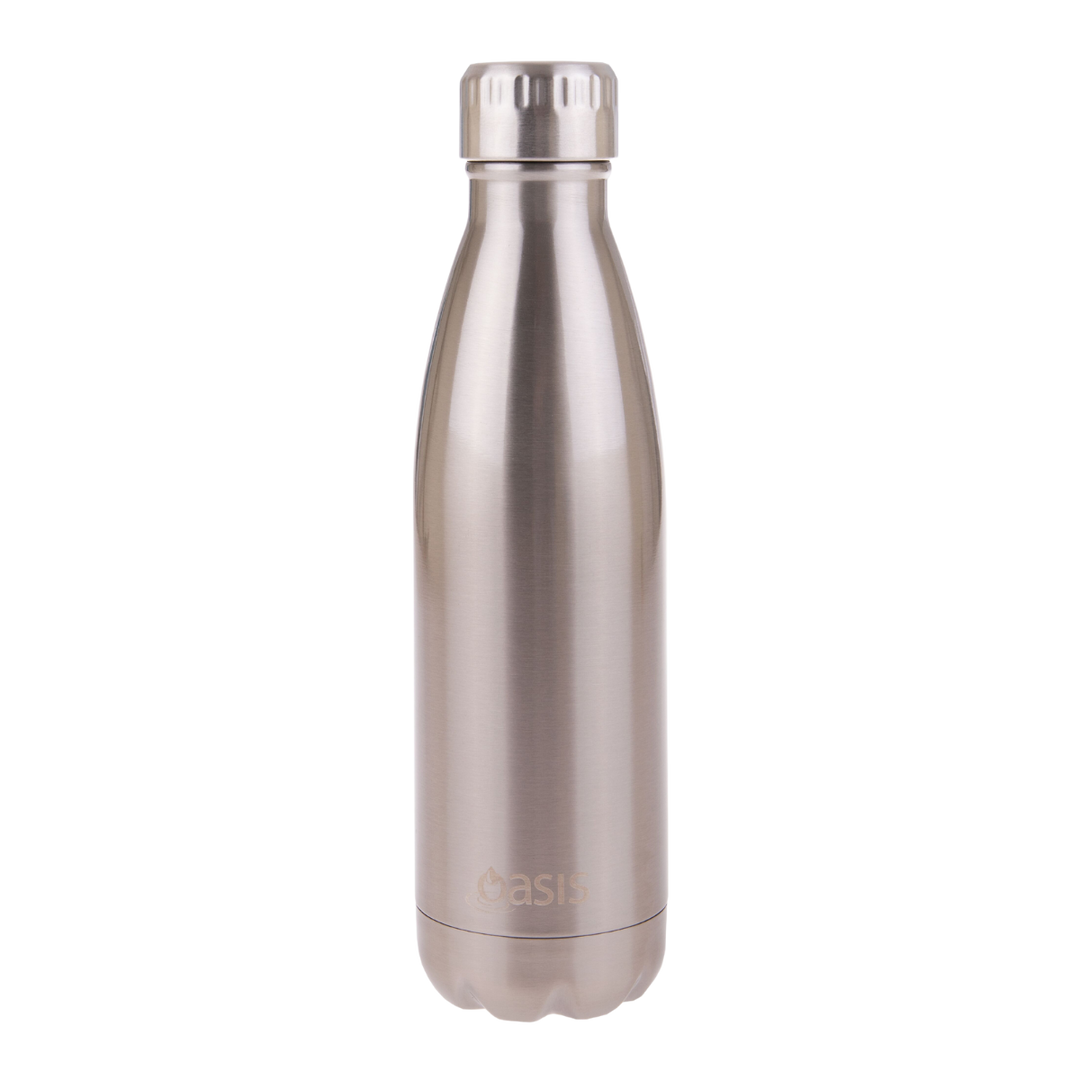 Stainless Steel Double Walled Drink Bottles - 500ml