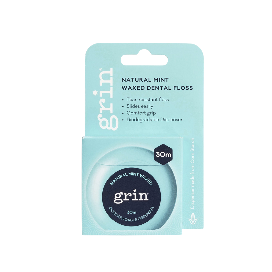 Natural Mint Waxed Dental Floss - 30m