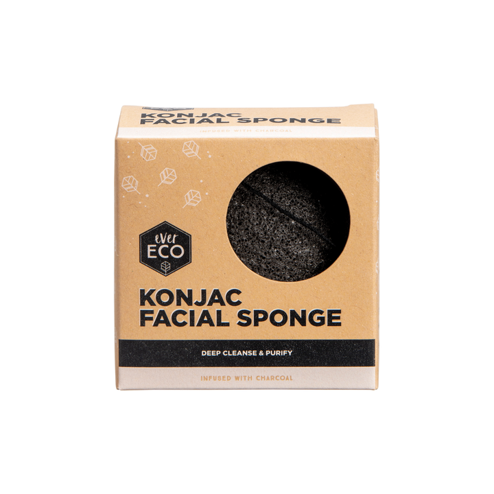 Konjac Facial Sponge - Charcoal