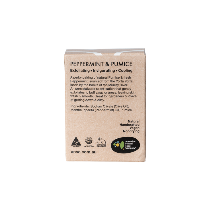 Peppermint & Pumice Soap Bar - All Natural