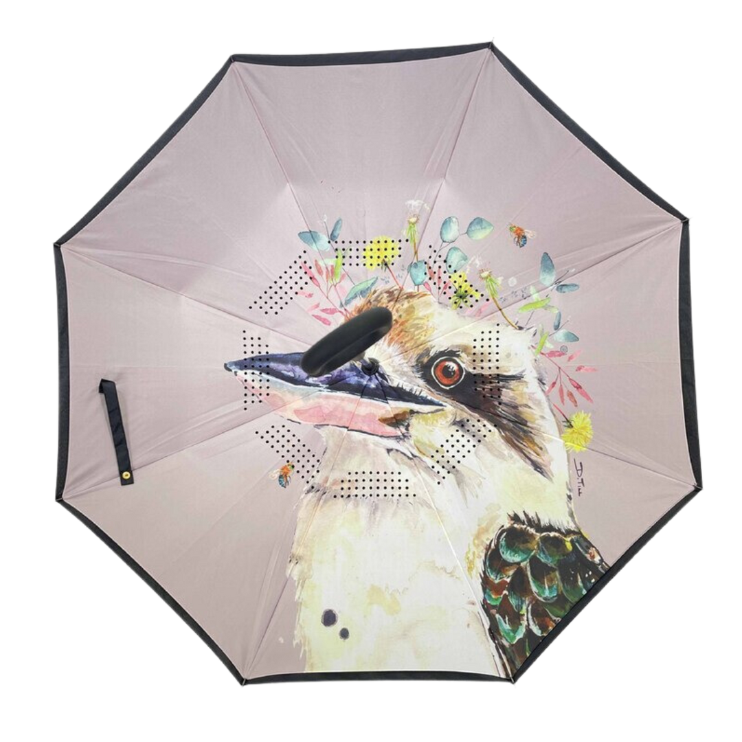 Reverse Umbrella with Sun Safe UPF50 - Kookaburra
