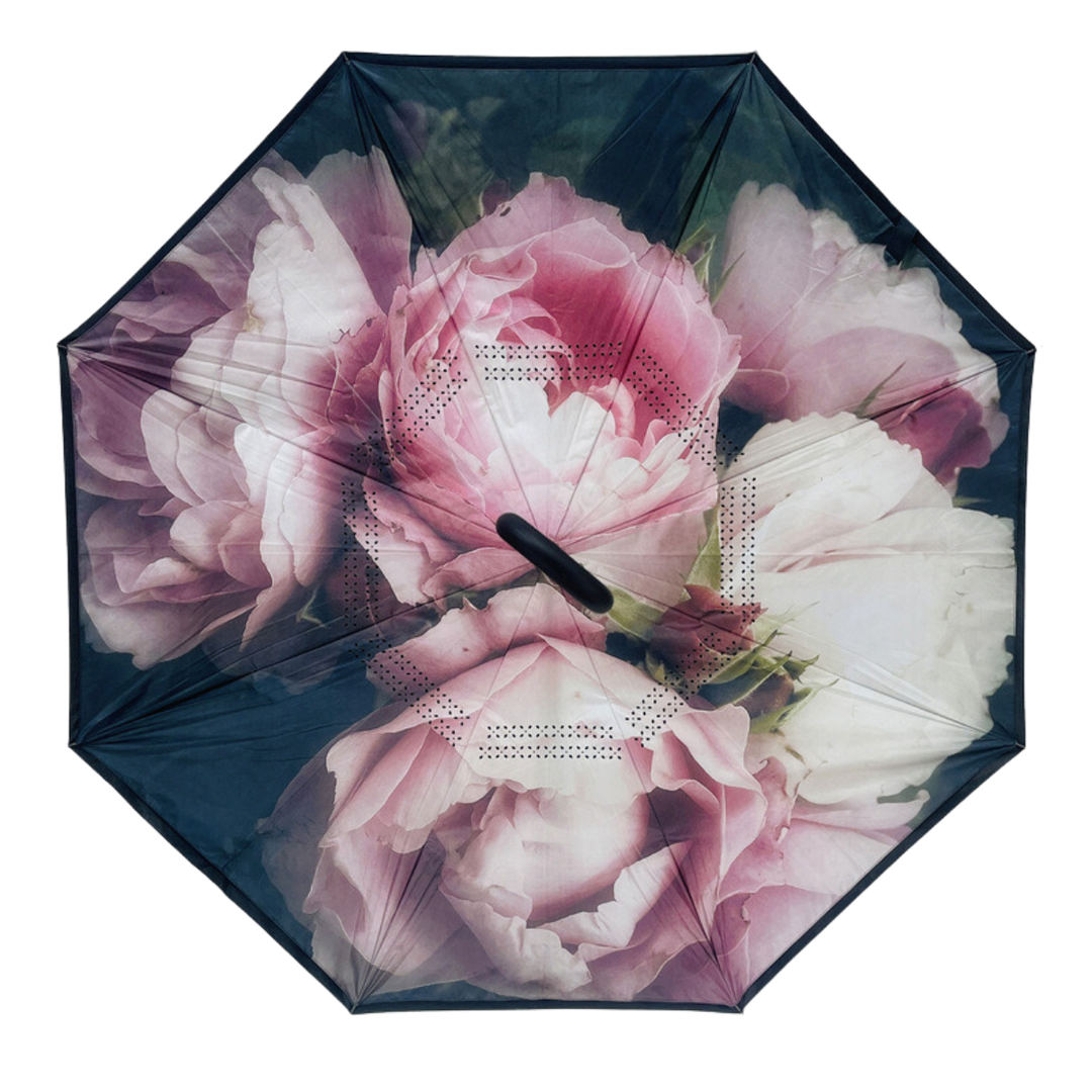 Reverse Umbrella with Sun Safe UPF50 - Vintage Roses