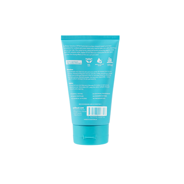 Surfbaby Sensitive Sunscreen SPF30 - 125g