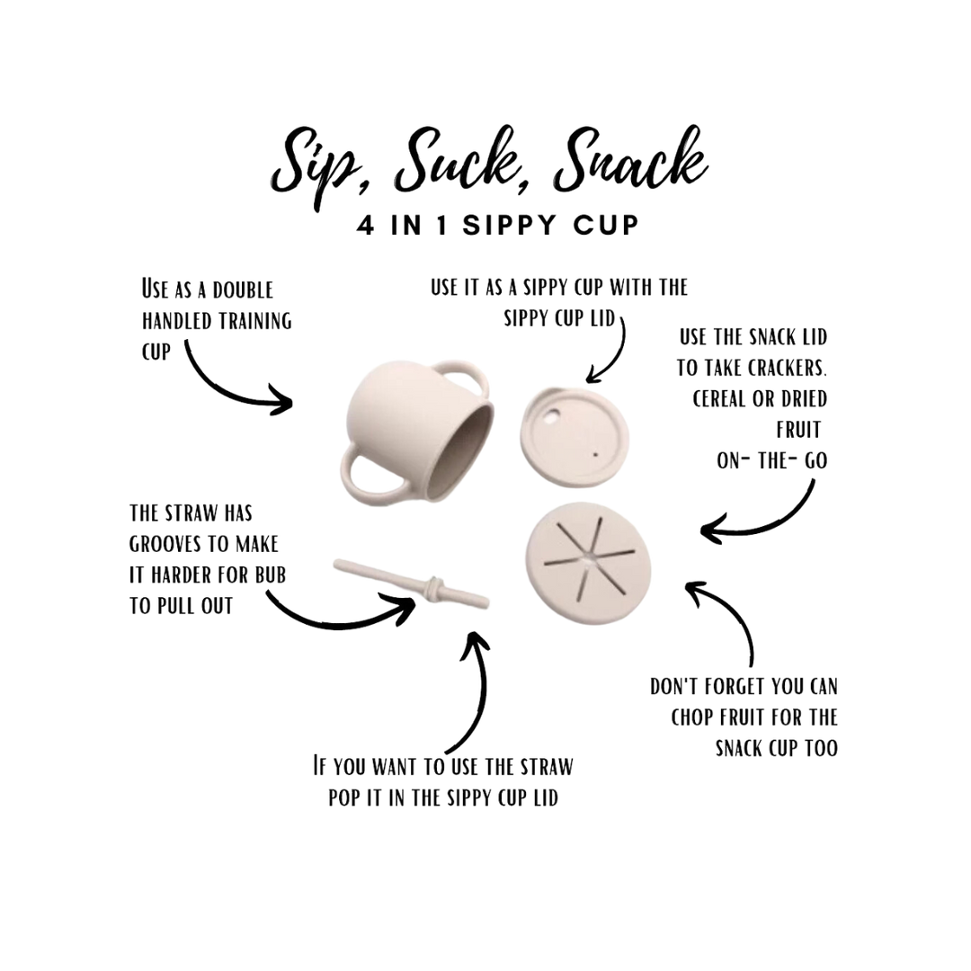 4 in 1 Baby Cup - Sip, Suck and Snack Cup