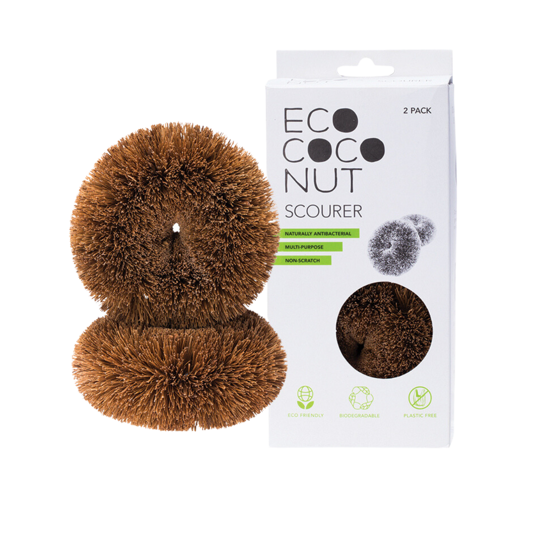 Eco Coco Nut Scourers - Set of 2