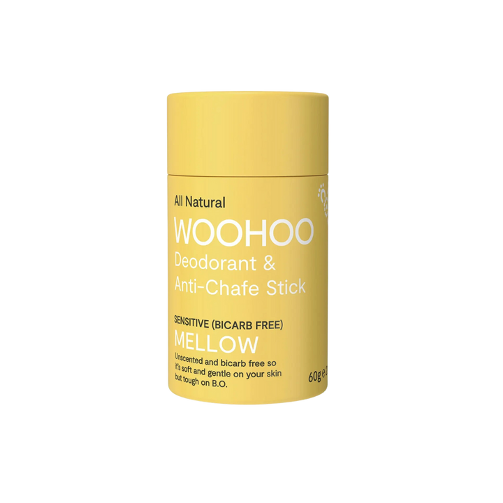 Woohoo Natural Deodorant & Anti-Chafe Stick (Mellow) 60g