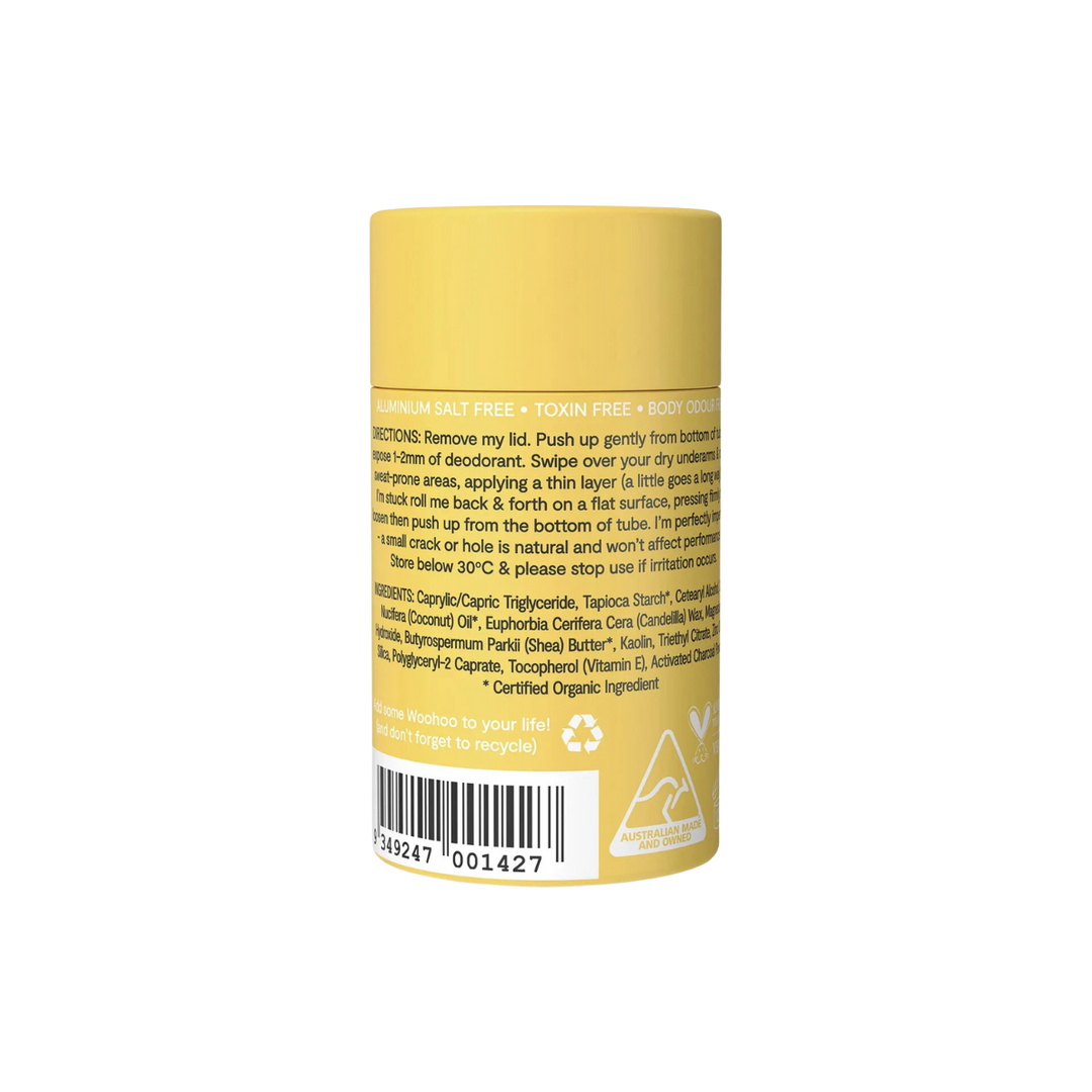Woohoo Natural Deodorant & Anti-Chafe Stick (Mellow) 60g