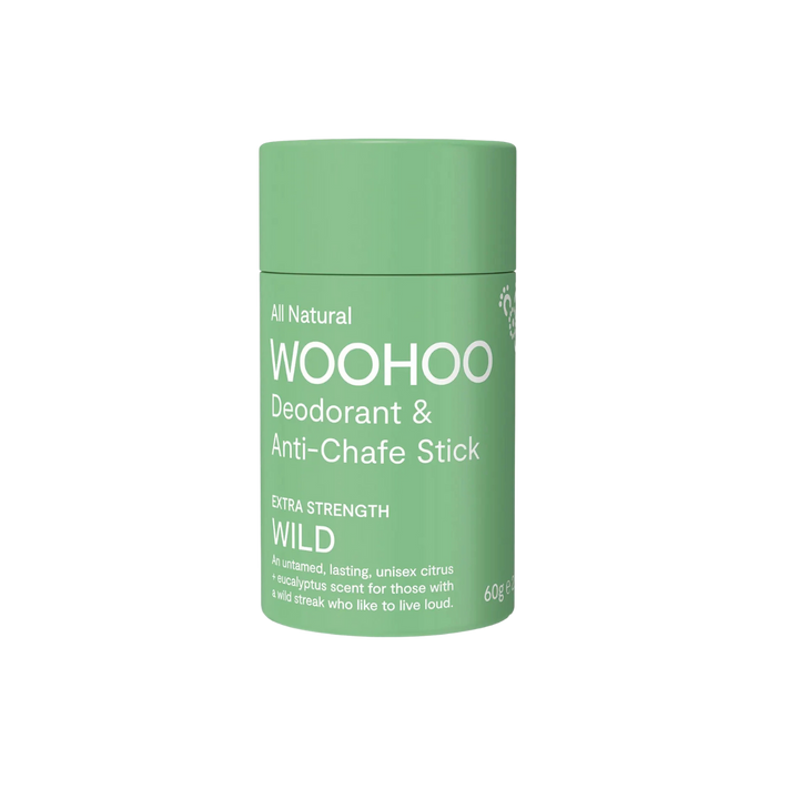 Woohoo Natural Deodorant & Anti-Chafe Stick (Wild) 60g