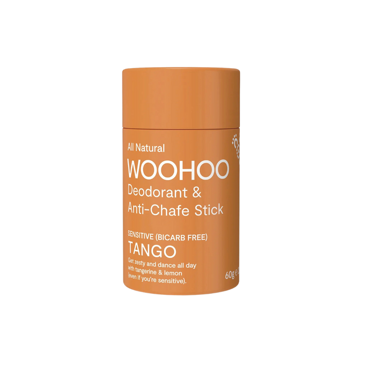 Woohoo Natural Deodorant & Anti-Chafe Stick (Tango) 60g